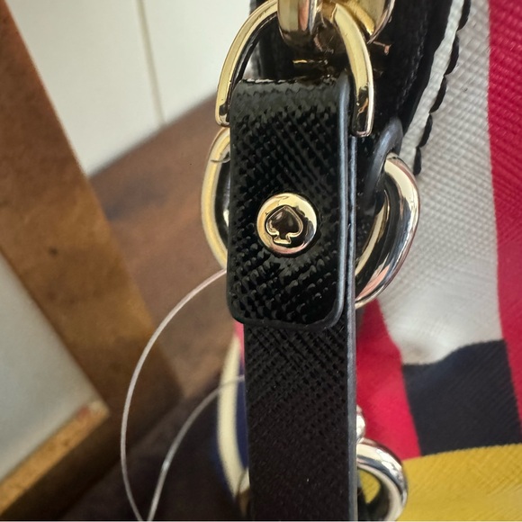 Kate Spade Story Book Cedar Street Flag Stripes Maise Satchel NWT - Picture 3 of 14